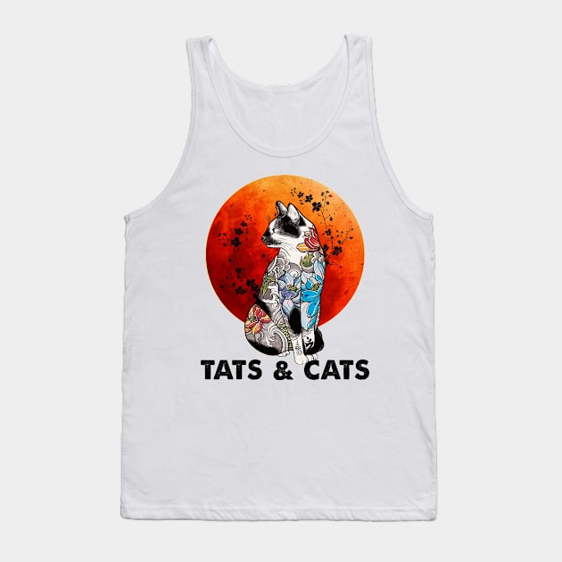 Tats And Cats Tank Top by Tiennhu Lamit19